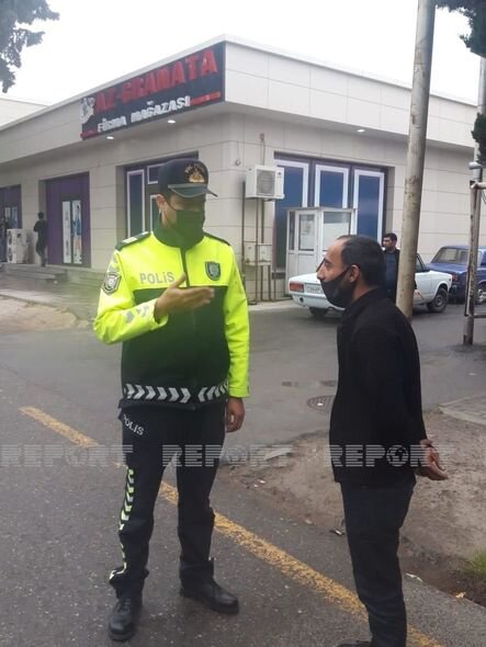 Kürdəmirdə yol polisi piyadalara qarşı reyd keçirdi - FOTO