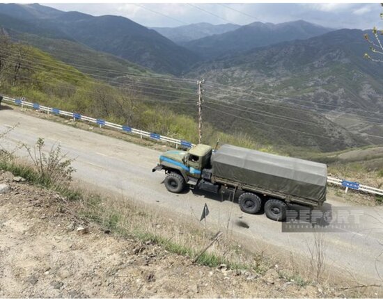 Xankəndi yolunda sülhməramlıların və BQXK avtomobillərinin maneəsiz hərəkəti təmin olunub - YENİLƏNİB + FOTO