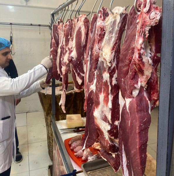 Xırdalan bazarında antisanitar vəziyyət - Video