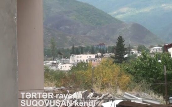 İşğaldan azad olunan Suqovuşan kəndinin son görüntüləri - VİDEO