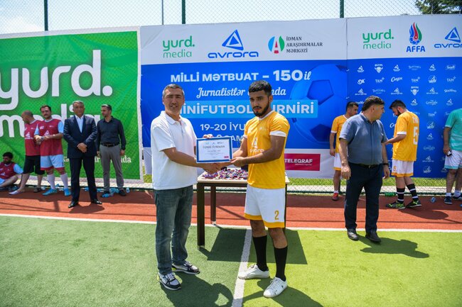Şamaxıda "Milli Mətbuat – 150" minifutbol turnirinin qalibi müəyyənləşib