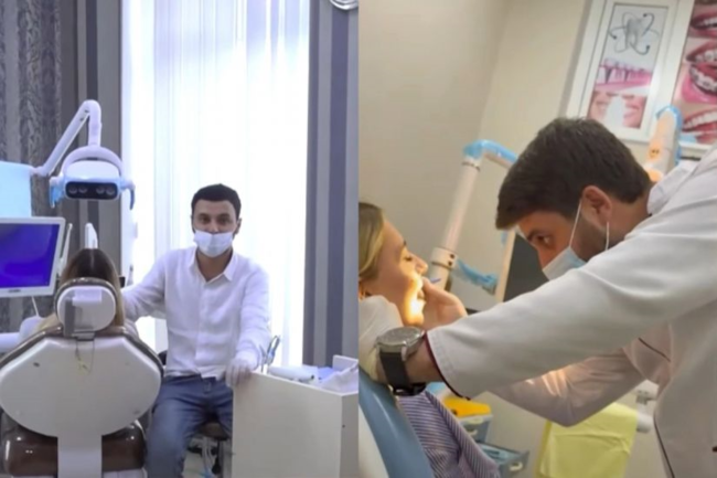 "L.A Dent" klinikasında diplomsuz həkimlər ifşa olunub-Video