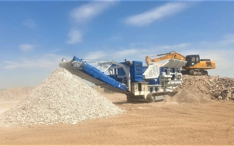 Ağdamda tikinti-söküntü tullantılarının təkrar emalına başlanılıb - FOTO