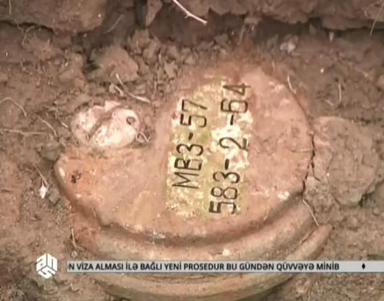 ANS-in canlı efirində mina partladı - VİDEO