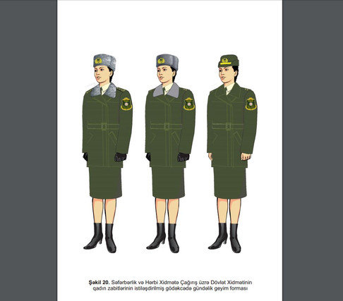 Qadın hərbçilər ŞALVAR geyinə biləcəklər - FƏRMAN