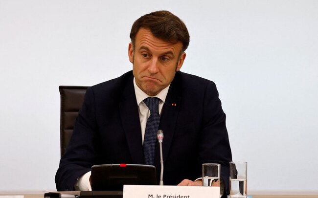 Makron Ukraynada hərbi kontingentin formalaşdırılması üzrə planlar haqqında danışıb