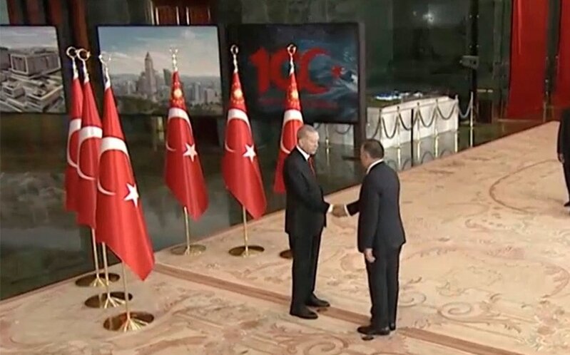 Azərbaycan səfiri Türkiyə Prezidenti ilə görüşərək onu Cümhuriyyət Günü münasibətilə təbrik edib