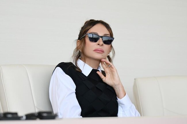 Prezidentlə ailəsinin paraddan YENİ FOTOLARI