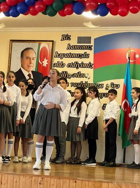 157 saylı məktəbdə Ana Dilimizə həsr olunan tədbir keçirilib - FOTOLAR