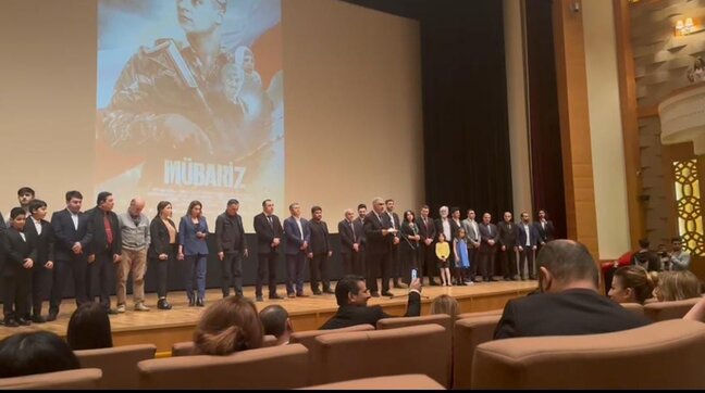 Milli Qəhrəman Mübariz İbrahimovun həyatına həsr edilən "Mübariz" filmi təqdim olundu