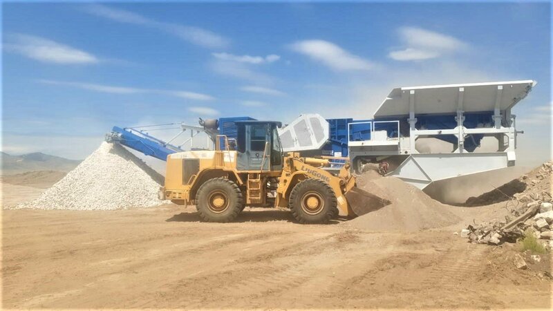 Ağdamda tikinti-söküntü tullantılarının təkrar emalına başlanılıb - FOTO