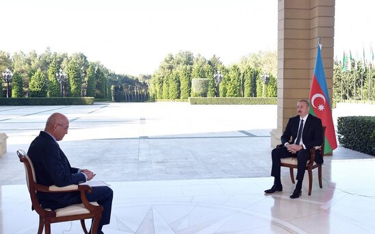 Prezident İlham Əliyev Türkiyənin NTV televiziyasına müsahibə verib
