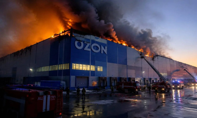 Rostov yaxınlığında "Ozon"un iki logistika mərkəzi PUA zərbələri səbəbindən işini dayandırıb