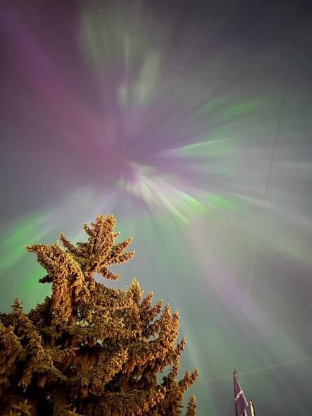 Rusiya səmasında "Qütb parıltısı" göründü - FOTO/VİDEO