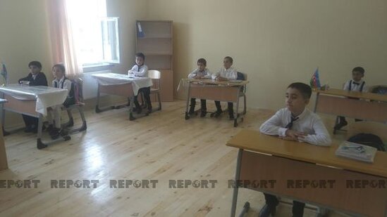 İki dəfə raket hücumuna məruz qalan məktəbdə ilk zəng çalındı - FOTO