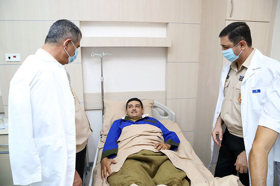 Zakir Həsənov yaralılarla görüşdü -- FOTO/VİDEO