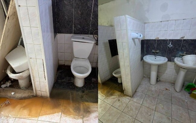 Bakıda uşaq xəstəxanasında antisanitar vəziyyət - Fotolar