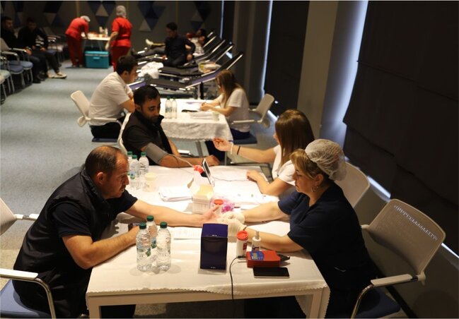 "Avrora" MMC-də qanvermə aksiyası keçirilib