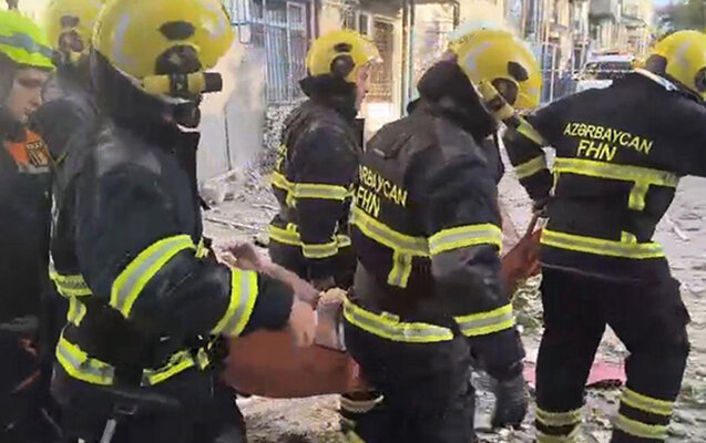 Bakıda mənzildə partlayış - Video - Yenilənib