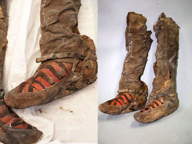 1100 il əvvələ aid qadın cəsədi tapıldı - Ayağında "Adidas" ayaqqabısı var - FOTOLAR