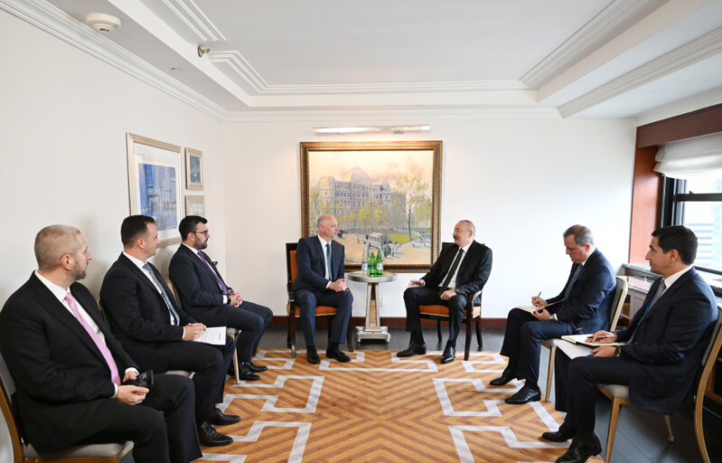 Prezident Nyu-Yorkda görüşlər keçirdi (FOTO)