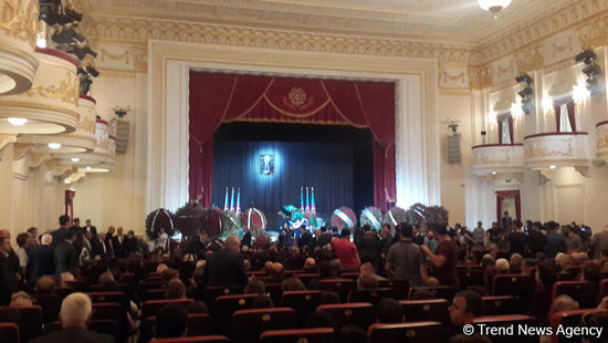 Nazir Natiq Əliyevin vida mərasimi başa çatdı - FOTOLAR