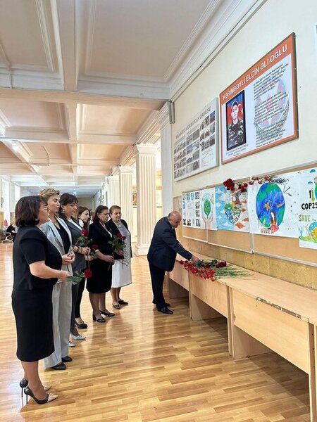 Şəhid Kərimbəyli Elçin oxuduğu Tərəqqi məktəbində anıldı