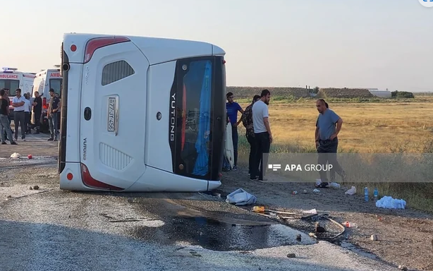 Bakı-Qazax yolunda 28 nəfərin xəsarət aldığı qəzanın SƏBƏBİ AÇIQLANDI - YENİLƏNİB+FOTOLAR