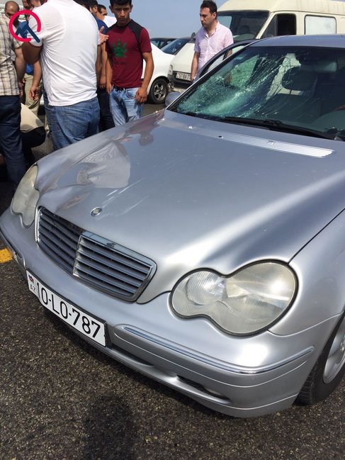 Bakının Koroğlu metrosu yaxınlığında FACİƏVİ HADİSƏ! + FOTO