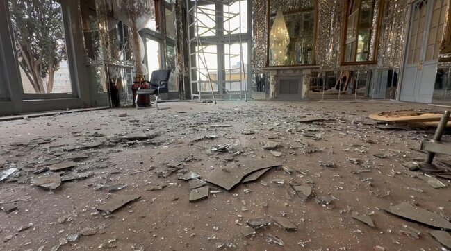 Səfəvilərin İranda tikdirdiyi "Gülüstan" sarayı dağıldı - Fotolar