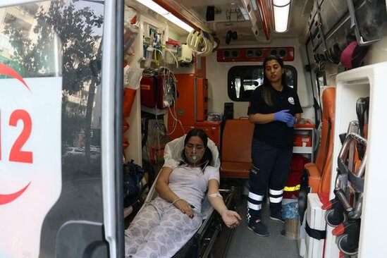 Son anda yanğından xilas oldular- QORXU DOLU ANLAR