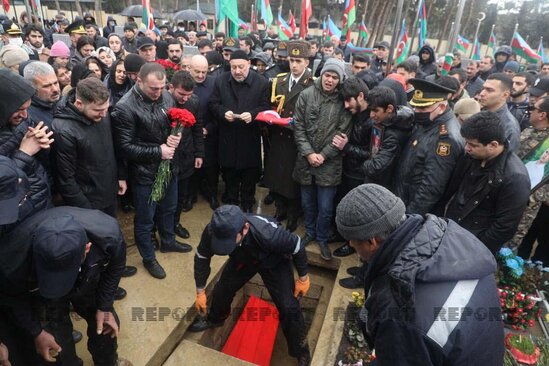 Şuşada şəhid olan əsgər İkinci Şəhidlər xiyabanında dəfn olunub