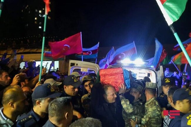 Şəhid leytenantımız dəfn edildi - FOTOLAR