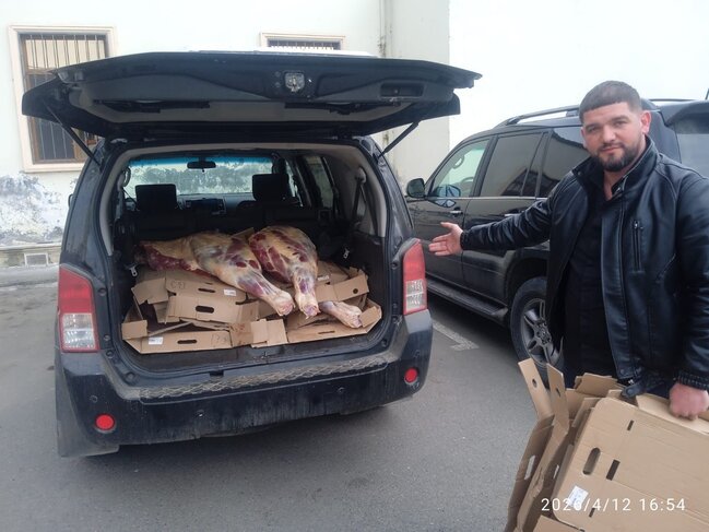 Biləsuvardan Bakıya 227 kq at əti aparmaq istədi - Yolda üstü açıldı