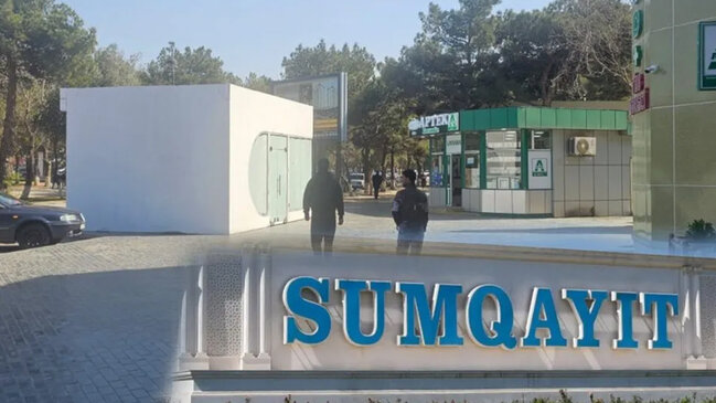 Sumqayıtda kuryoz hadisə: Bu obyekt kimindir? (VİDEO)