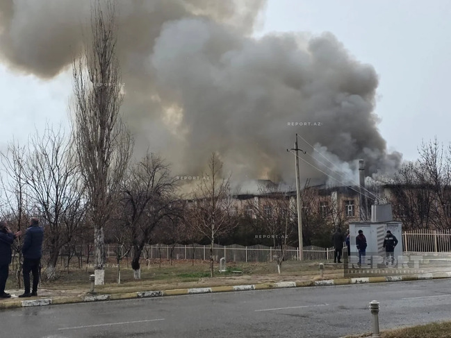 Naxçıvanda hərbi hissədə yanğın olub