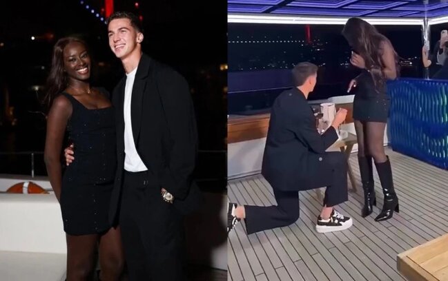 Türkiyəli futbolçu modellə evlənir