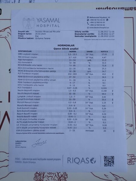 "Mərhəmətli insanlar, yeganə balamı ölməyə qoymayın" - 2 yaşlı Mirsəccadın YARDIMA ehtiyacı var - FOTO/VİDEO