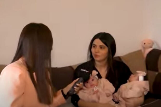 Şəhidin həyat yoldaşı: "Səbuhi şəhid olduqdan yeddi gün sonra əkiz qızlarımız dünyaya gəldi" - VİDEO