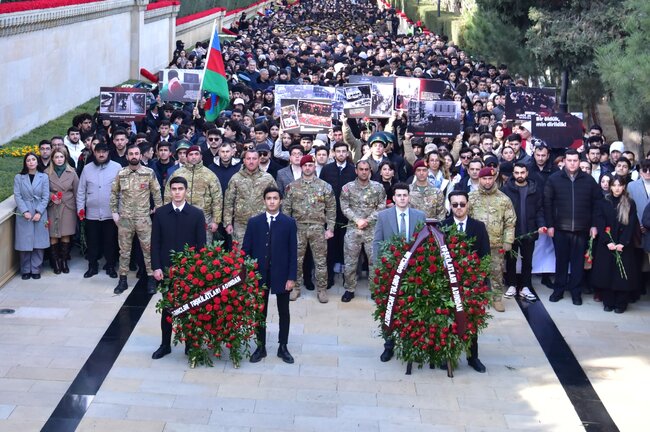 Azərbaycan Respublikası Gənclər Təşkilatları Milli Şurası (NAYORA) 20 Yanvar faciəsinin 35-ci ildönümünə həsr olunmuş silsilə tədbirlər keçirib