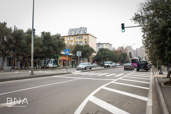 Bakıda idarəolunan işıqfor quraşdırılıdı - FOTO