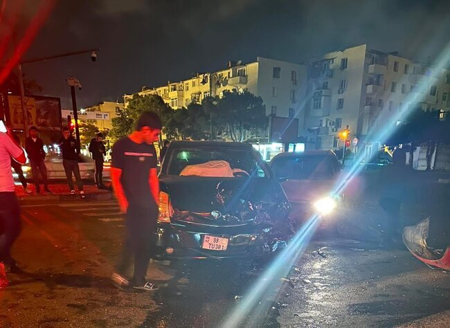 Nərimanovda ağır yol qəzası- VİDEO