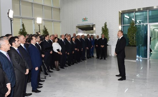 Prezident İlham Əliyev Sumqayıtda - FOTO