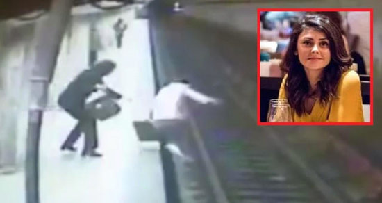 Metroda dəhşətli anlar: qadın 25 yaşlı qızı qatarın altına atdı - VİDEO - FOTO