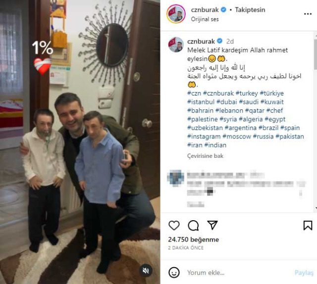 CZN Burak onun ölüm xəbərini açıqladı