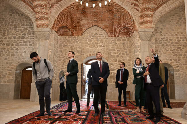 Avropa İttifaqı Şurasının üzvləri Şuşada olublar - Fotolar