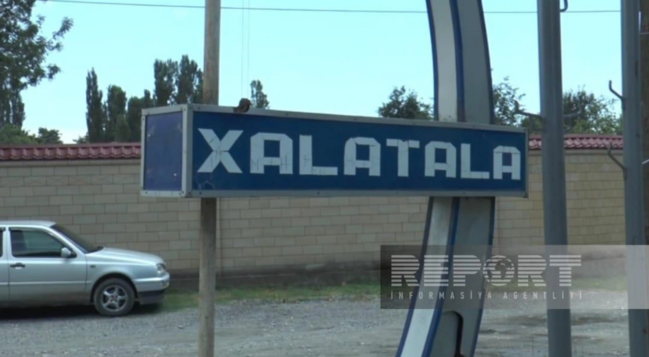 Balakəndə fərdi evə ildırım düşdü: Divar deşildi