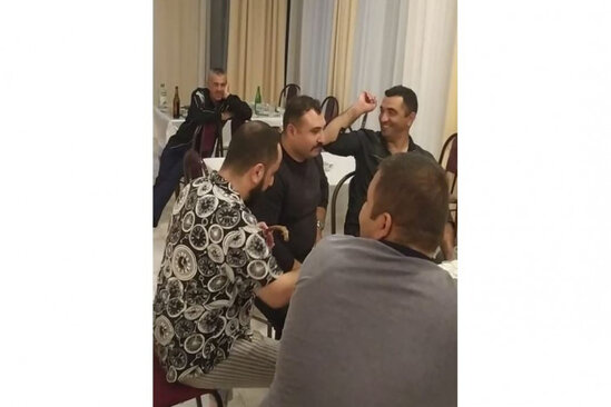 Şadlıq evində karaoke təşkil edənlər saxlanıldı -FOTO