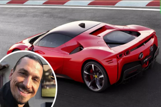 İbrahimoviç yubileyində özünə 450 minlik "Ferrari" hədiyyə etdi