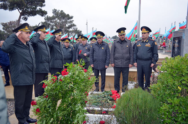 Milli Qəhrəman Polad Həşimovun xatirəsi yad edilib - Fotolar